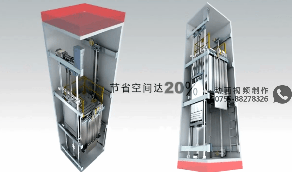 電梯工業(yè)產(chǎn)品三維動畫視頻